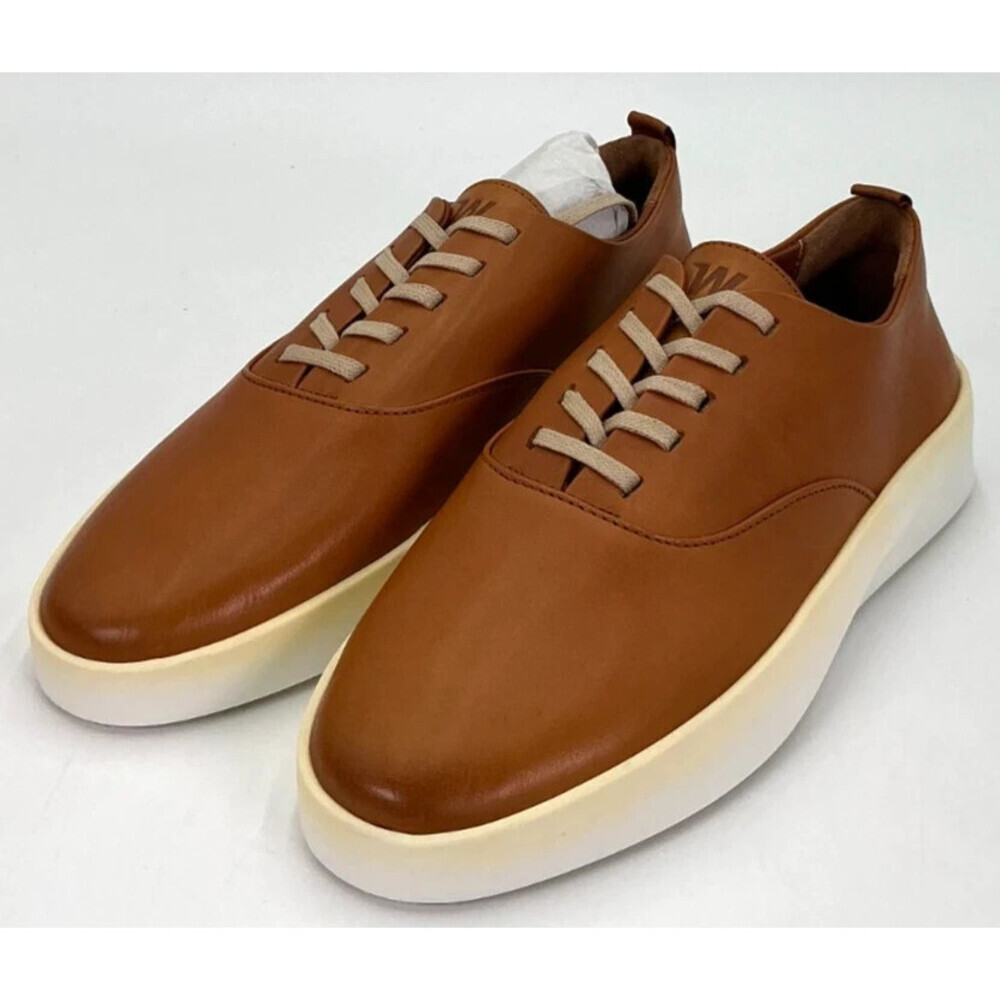 Wolf & Shepherd Cruise Women's Size US 8 Honey Leather Lace-Up Shoes HAWK266